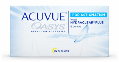 Acuvue OAsys עבור עדשות מגע של אסטיגמציה