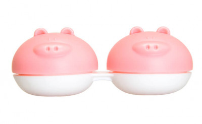 Mr Oink Contact Lens Case
