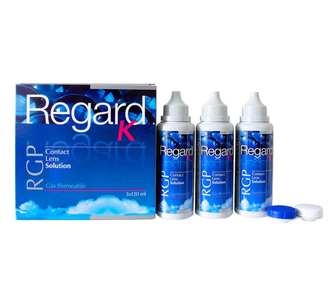 Regard K RGP Contact Lens Solution - 3 pack