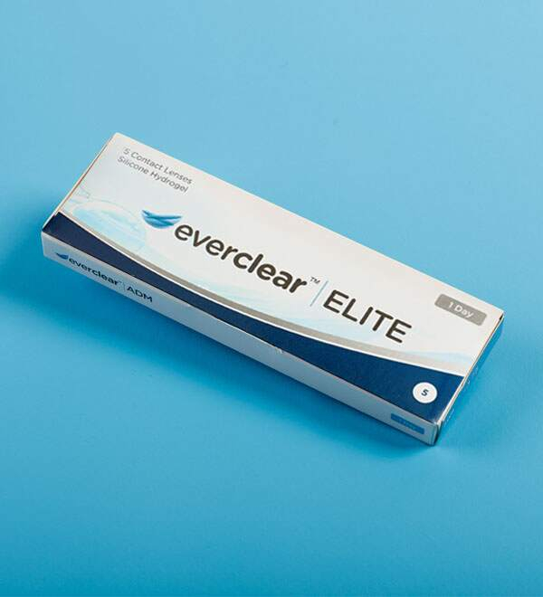 everclear elite contact lenses trial box promotional banner