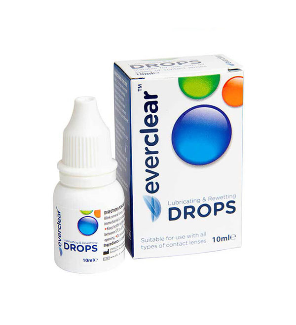 Bottle of everclear eye drops