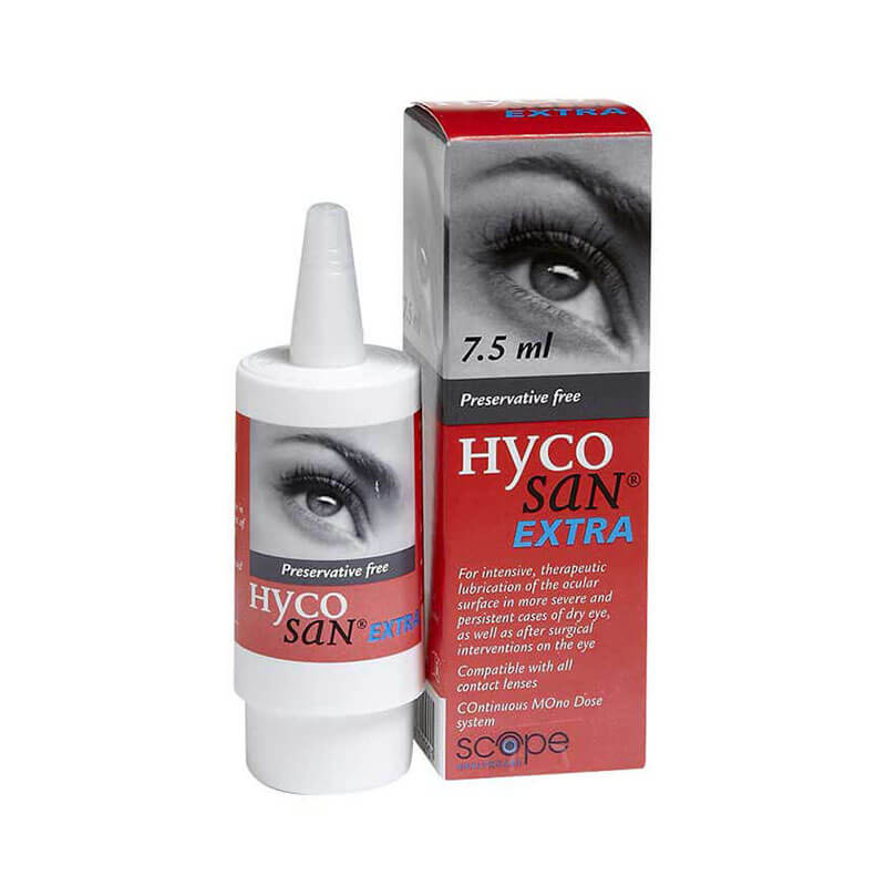 Hycosan extra eye drops
