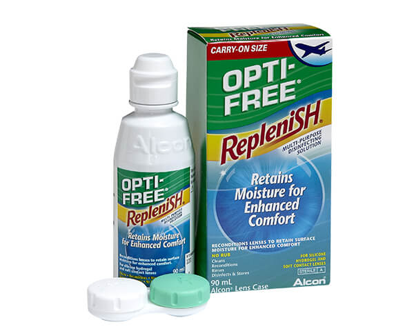 Pack para volar Opti-Free RepleniSH