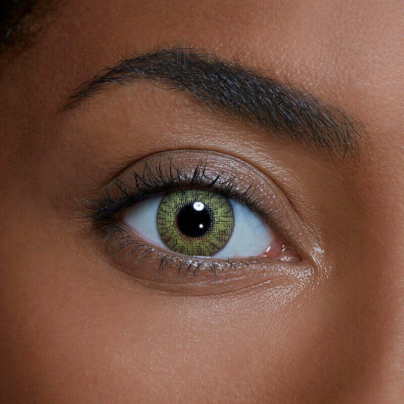 Green contact lens