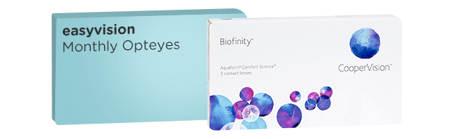 easyvision Monthly Opteyes equivalent