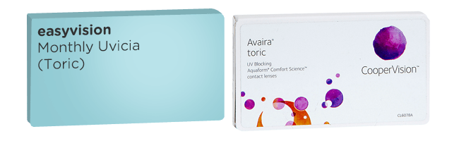 Easyvision Monthly Uvicia Toric equivalent